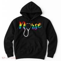 Nurse Rainbow Hoodie thumb 0
