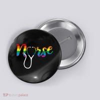 Nurse Rainbow Button thumb 0