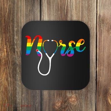 Nurse Rainbow Coaster