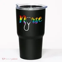 Nurse Rainbow Tumbler thumb 0