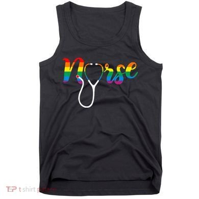 Nurse Rainbow Tank Top