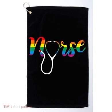 Nurse Rainbow Golf Towel