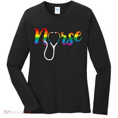 Nurse Rainbow Women's Long Sleeve Shirt