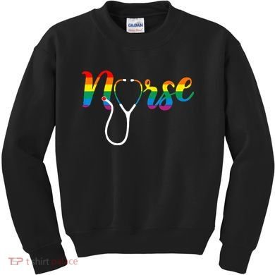 Nurse Rainbow Kids Sweatshirt