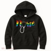 Nurse Rainbow Kids Hoodie thumb 0