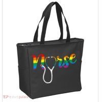 Nurse Rainbow Tote Bag thumb 2