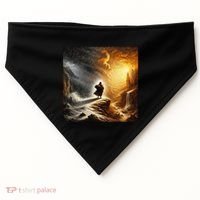 Neither Rain Nor Snow Renaissance Style Art USA-Made Doggie Bandana thumb 0