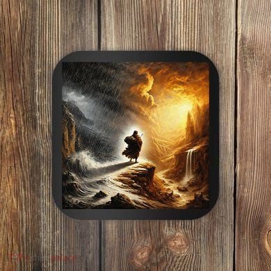 Neither Rain Nor Snow Renaissance Style Art Coaster