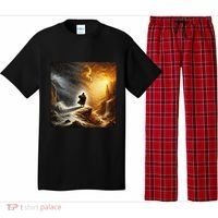 Neither Rain Nor Snow Renaissance Style Art Pajama Set thumb 0
