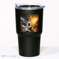 Neither Rain Nor Snow Renaissance Style Art Tumbler thumb 0