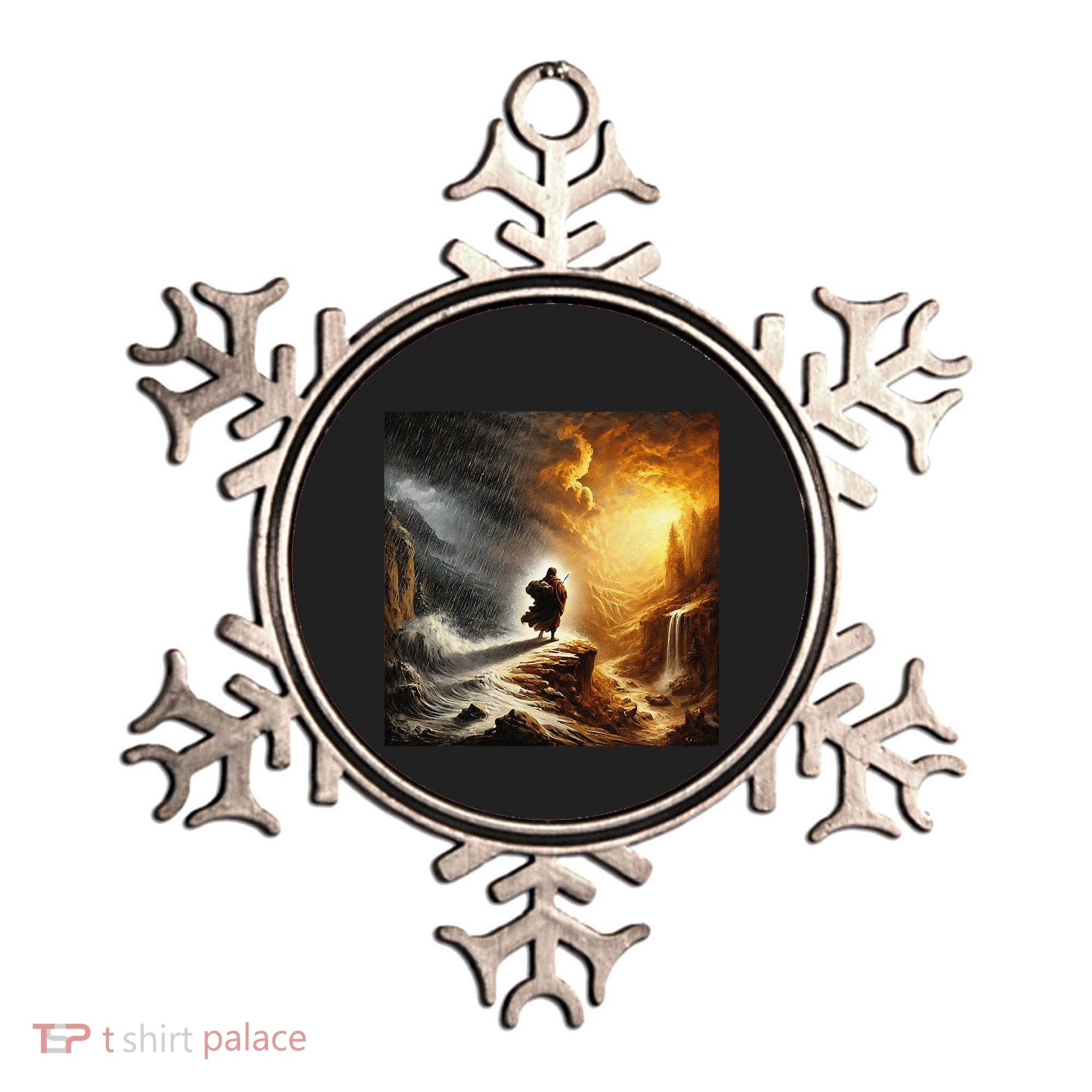 Neither Rain Nor Snow Renaissance Style Art Ornament