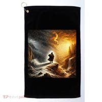Neither Rain Nor Snow Renaissance Style Art Golf Towel thumb 0