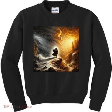 Neither Rain Nor Snow Renaissance Style Art Kids Sweatshirt