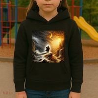 Neither Rain Nor Snow Renaissance Style Art Kids Hoodie thumb 3