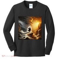 Neither Rain Nor Snow Renaissance Style Art Kids Long Sleeve Shirt thumb 0