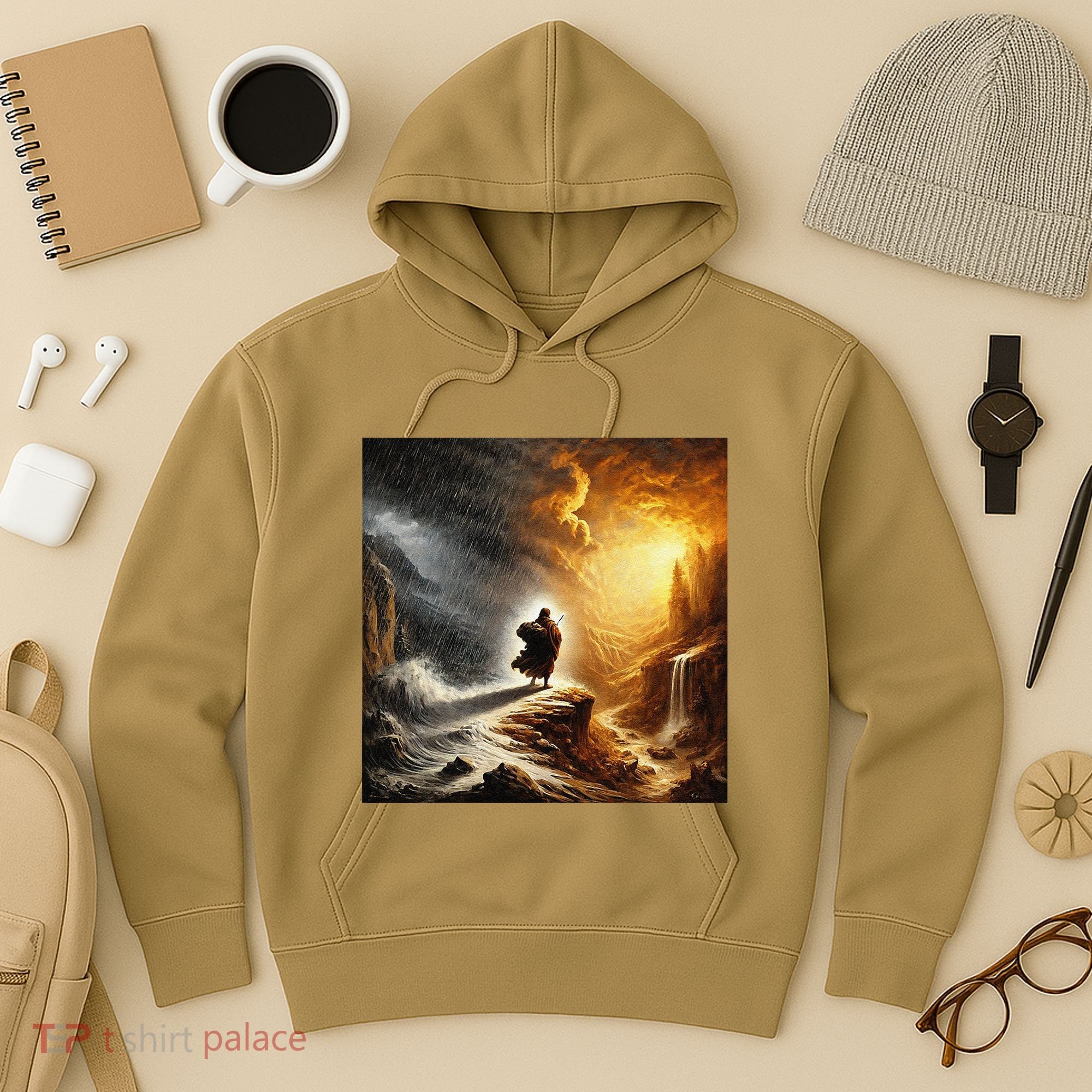 Neither Rain Nor Snow Renaissance Style Art Hoodie