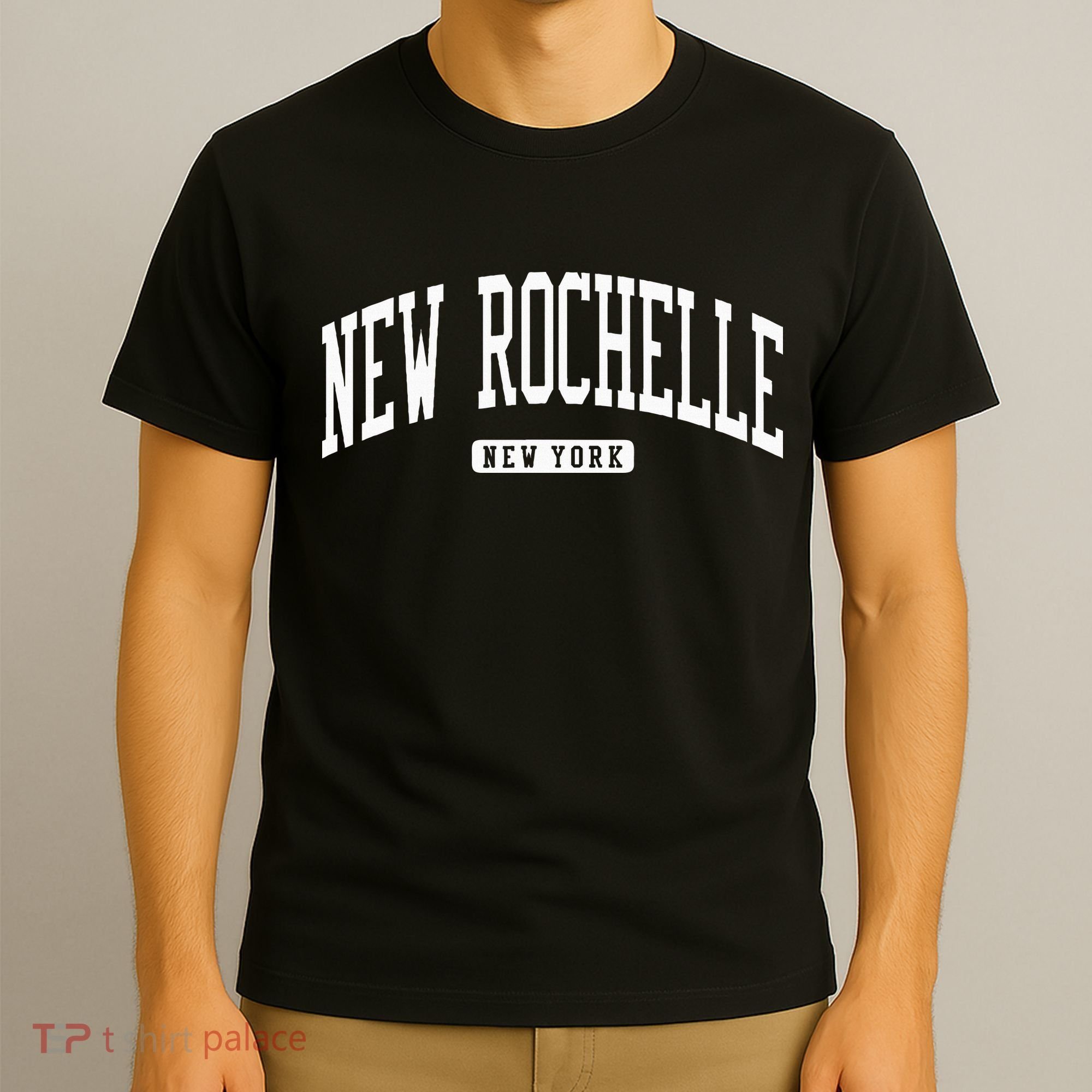 New Rochelle New York Ny College University Style T-Shirt