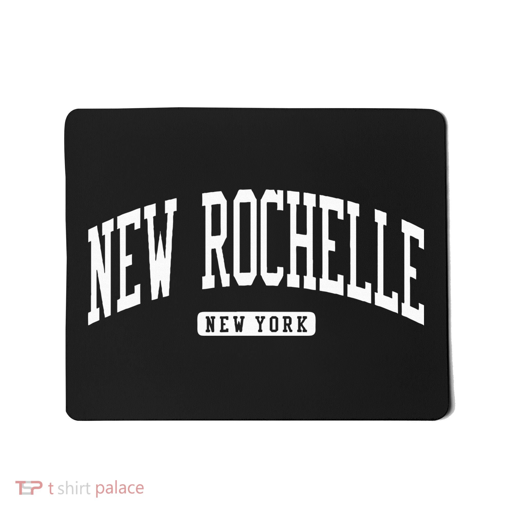 New Rochelle New York Ny College University Style Mousepad