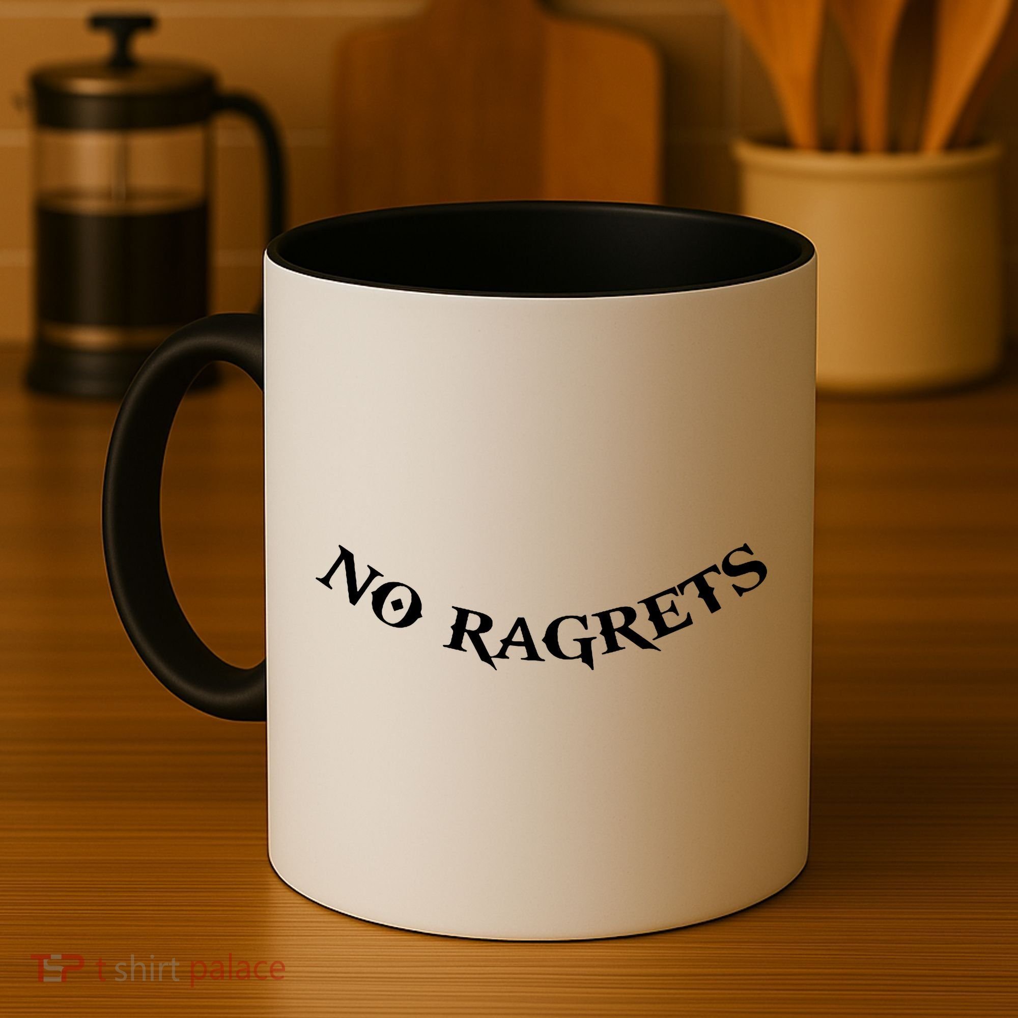 No Ragrets Coffee Mug