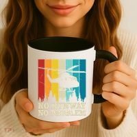 No Runway No Problem Helicopter Pilot Coffee Mug thumb 3