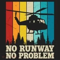 No Runway No Problem Helicopter Pilot Tumbler thumb 3