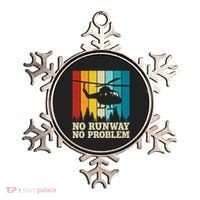 No Runway No Problem Helicopter Pilot Ornament thumb 0