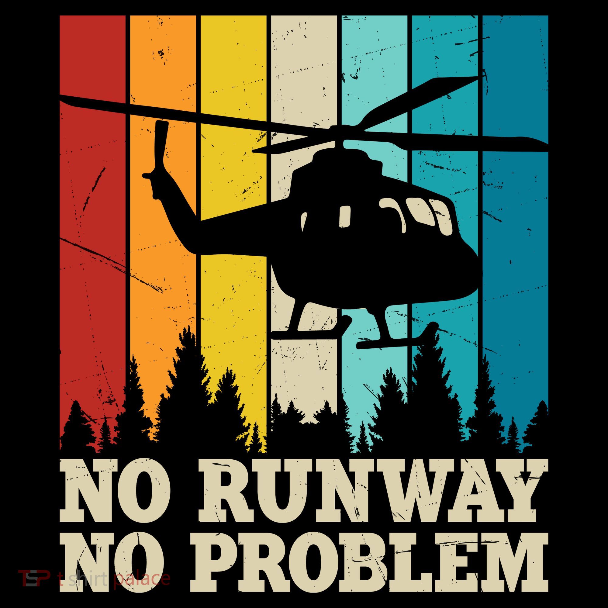 No Runway No Problem Helicopter Pilot Ornament