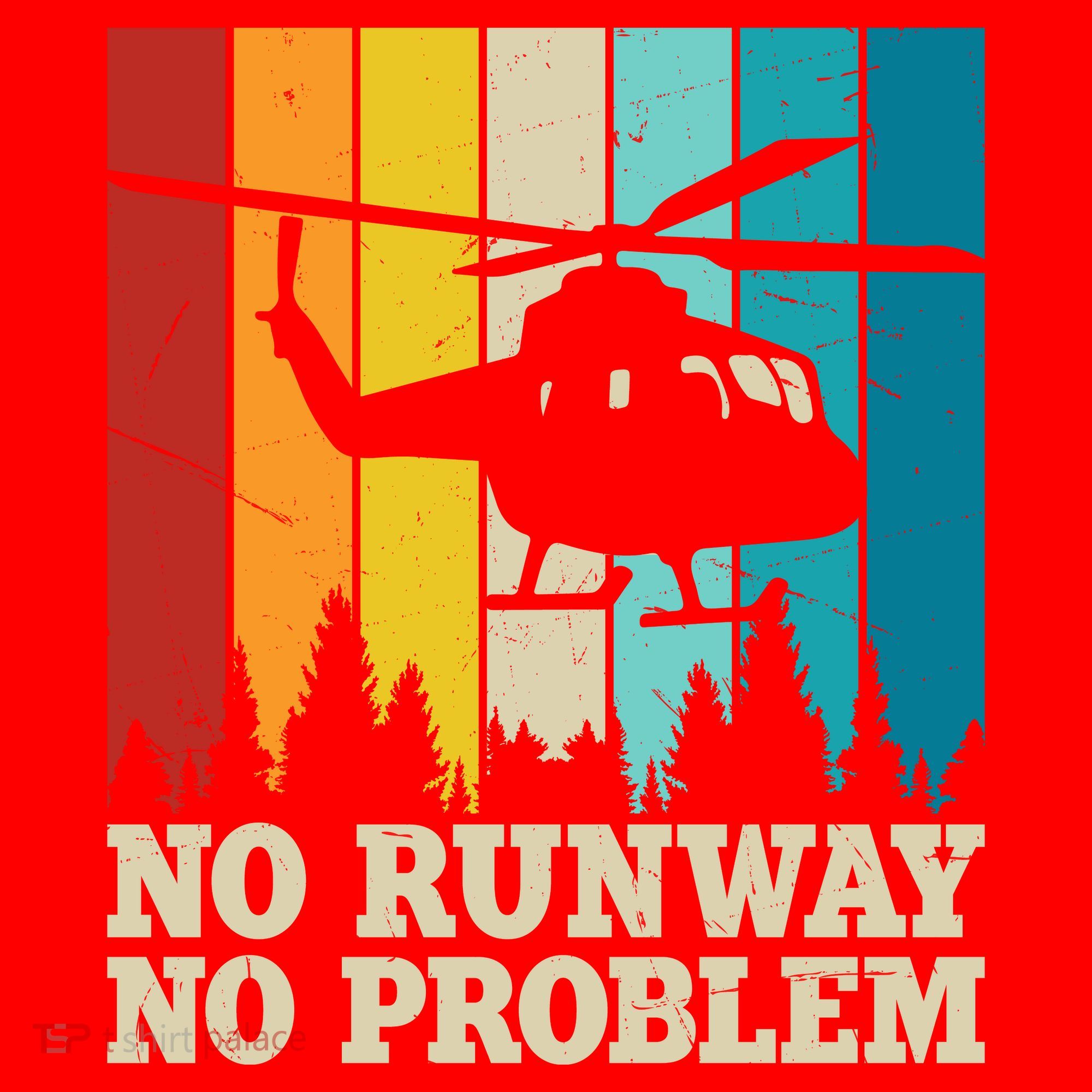 No Runway No Problem Helicopter Pilot Santa Hat