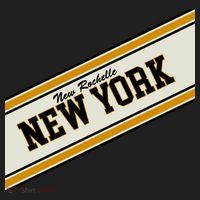 New Rochelle New York Varsity Logo Golf Towel thumb 3