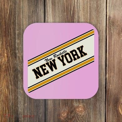 New Rochelle New York Varsity Logo Coaster