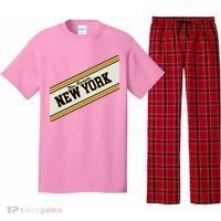 New Rochelle New York Varsity Logo Pajama Set thumb 0