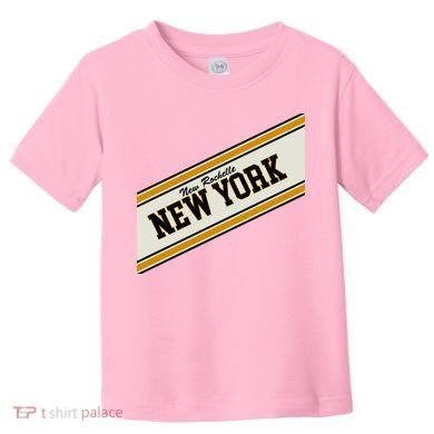 New Rochelle New York Varsity Logo Toddler T-Shirt