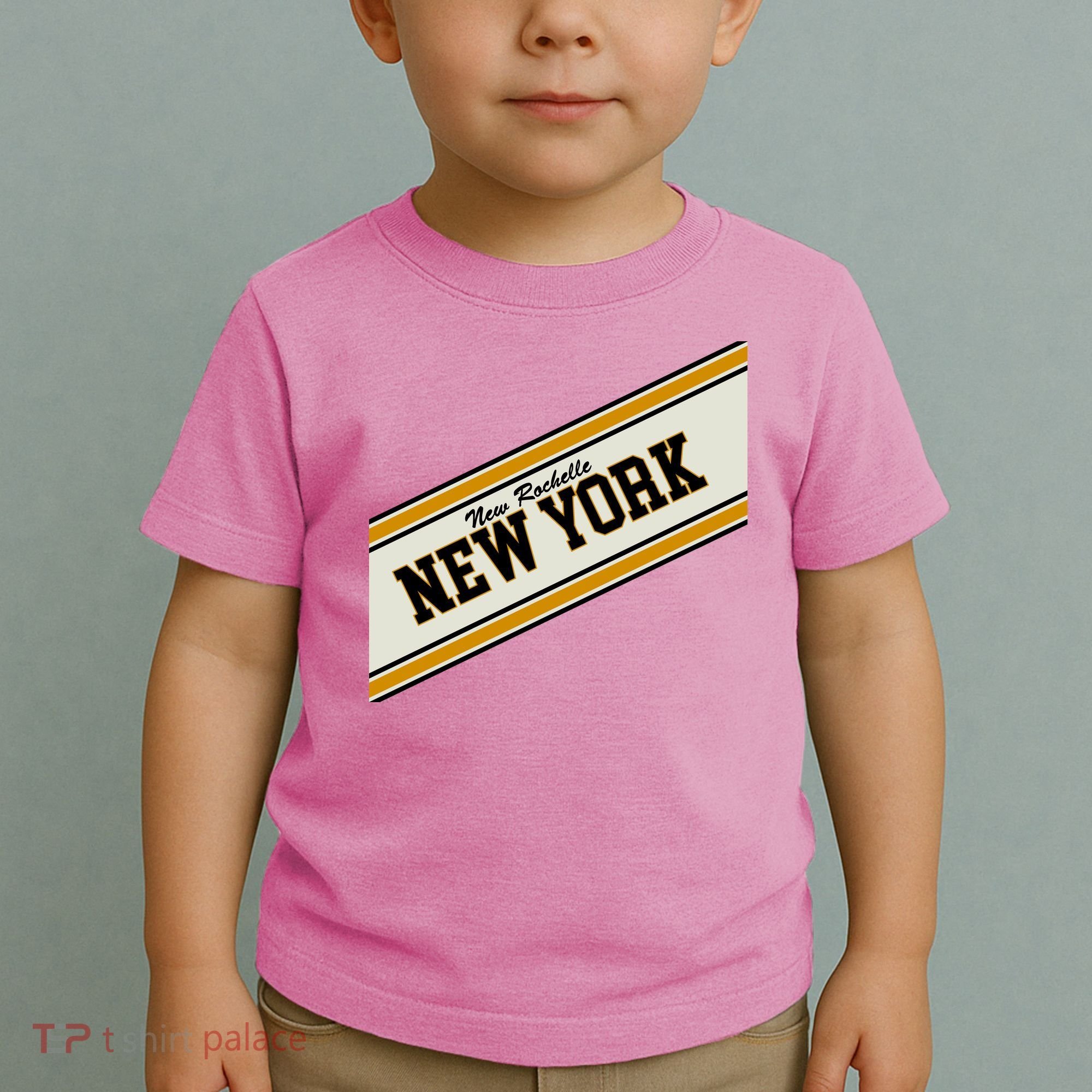 New Rochelle New York Varsity Logo Toddler T-Shirt