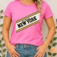New Rochelle New York Varsity Logo Women's T-Shirt thumb 2