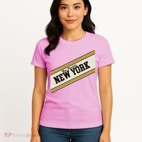 New Rochelle New York Varsity Logo Women's T-Shirt thumb 4