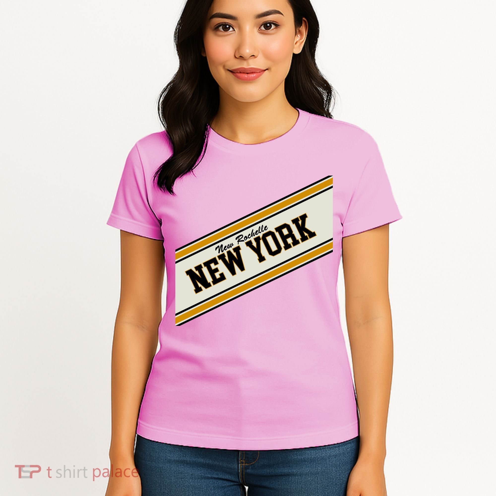 New Rochelle New York Varsity Logo Women's T-Shirt