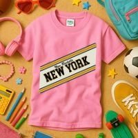 New Rochelle New York Varsity Logo Kids T-Shirt thumb 3