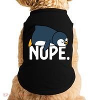  Nope Relaxed Not Today Funny Lazy Penguin Meme Doggie Tank thumb 0