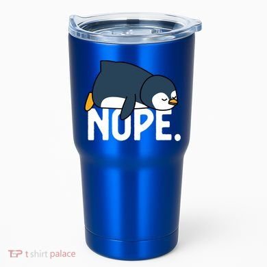  Nope Relaxed Not Today Funny Lazy Penguin Meme Tumbler