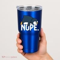  Nope Relaxed Not Today Funny Lazy Penguin Meme Tumbler thumb 2