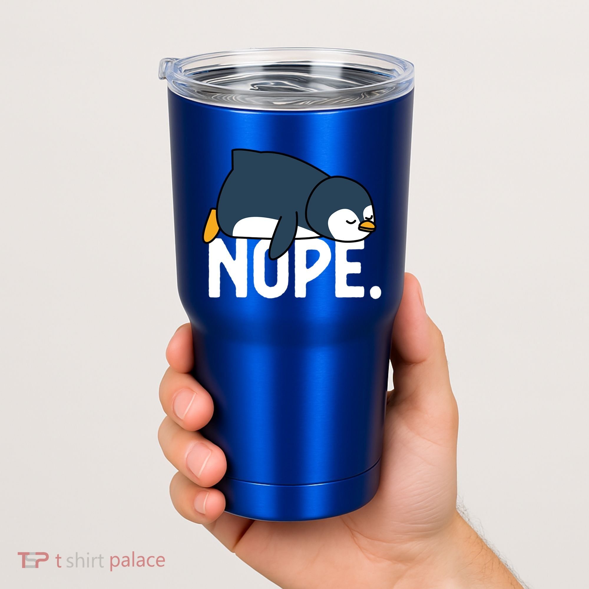  Nope Relaxed Not Today Funny Lazy Penguin Meme Tumbler
