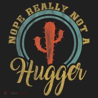 Nope Really Not A Hugger Cactus Funny Sarcastic Meme Idea Hat thumb 2