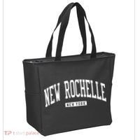 New Rochelle New York NY College University Style Tote Bag thumb 2