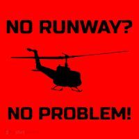 No Runway No Problem Funny Helicopter Pilot Santa Hat thumb 1