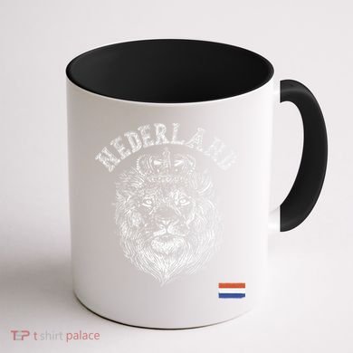 Nederland Reto Netherlands Lion Holland Dutch Coffee Mug back