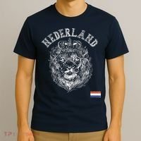 Nederland Reto Netherlands Lion Holland Dutch T-Shirt thumb 3