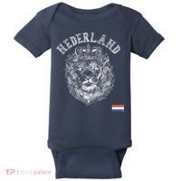 Nederland Reto Netherlands Lion Holland Dutch Baby Bodysuit thumb 0