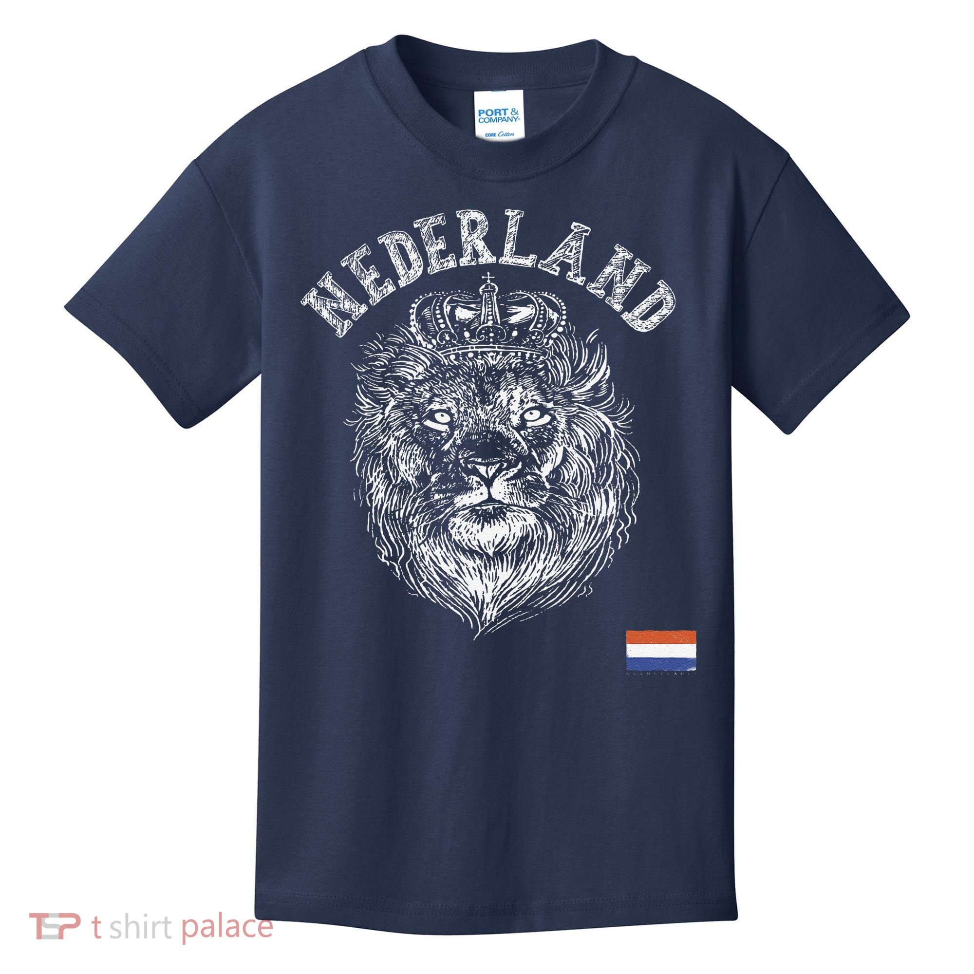 Nederland Reto Netherlands Lion Holland Dutch Kids T-Shirt