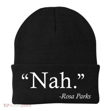 Nah Rosa Parks Quote Beanie