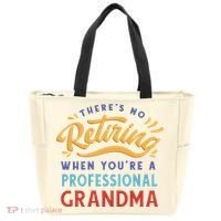 No Retiring Professional Grandma Funny Gift Tote Bag thumb 0